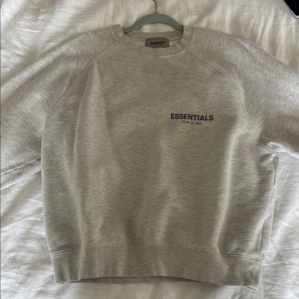 Essentials Fear of God Gray Sweatshirt